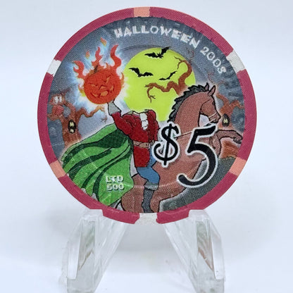 Riviera Las Vegas Nevada 2003 'Halloween' LE $5 Casino Chip E2383