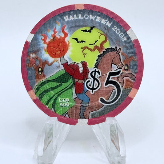 Riviera Las Vegas Nevada 2003 'Halloween' LE $5 Casino Chip E2383