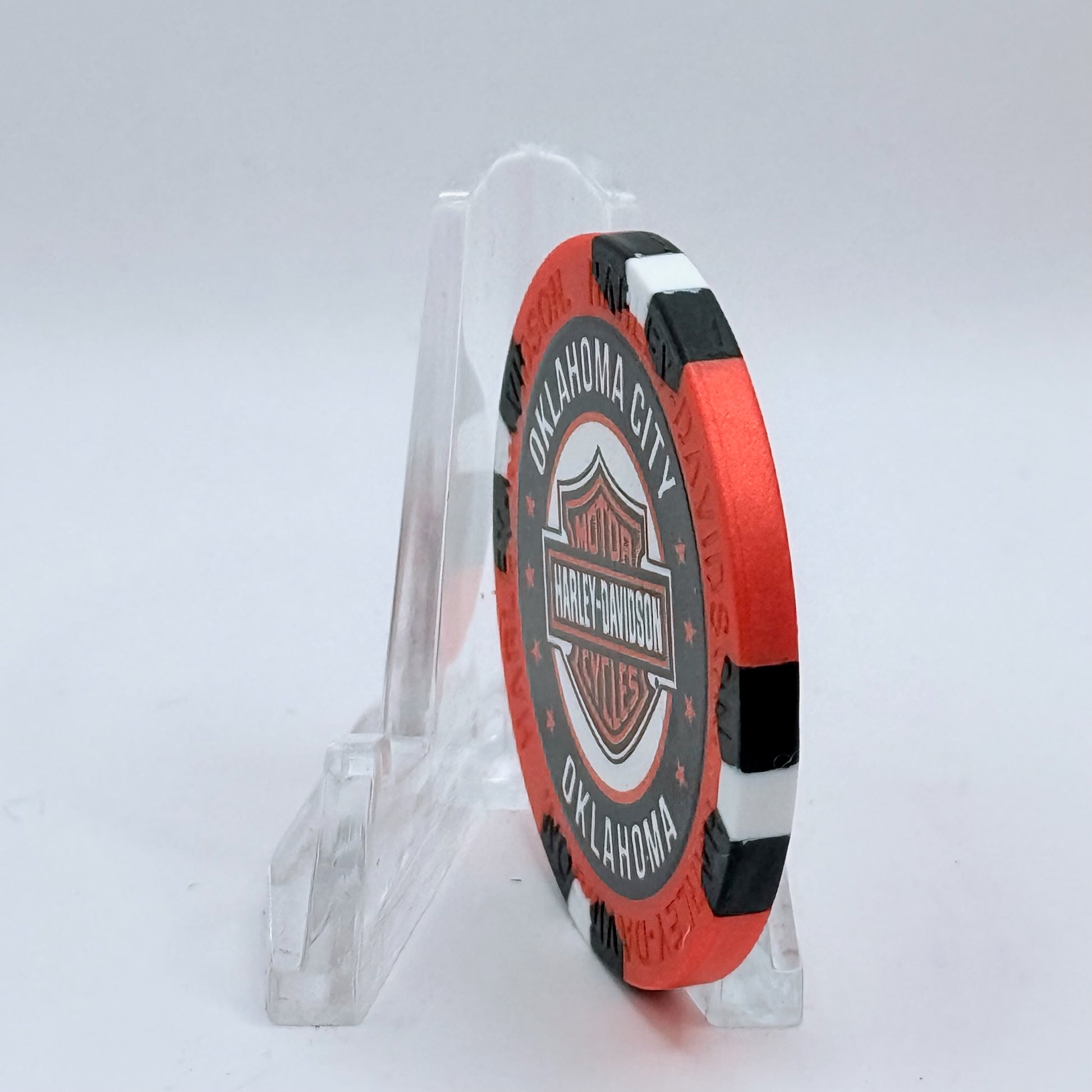 Harley-Davidson - World Oklahoma City Oklahoma Series 4 Advertising Chips