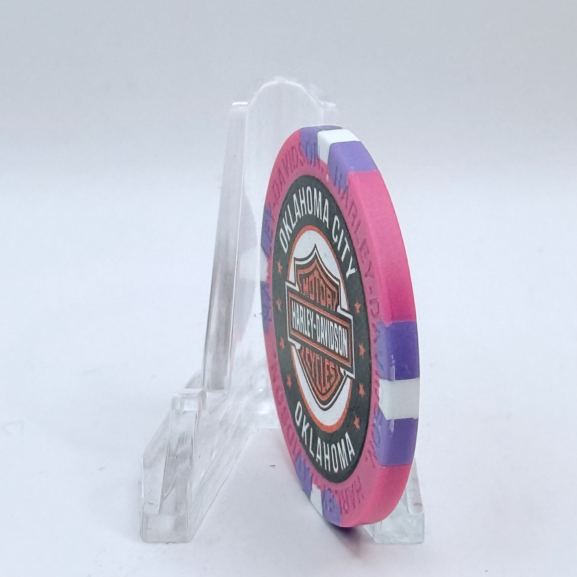 Harley-Davidson - World Oklahoma City Oklahoma Series 4 Advertising Chips