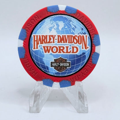 Harley-Davidson - World Oklahoma City Oklahoma Series 4 Advertising Chips