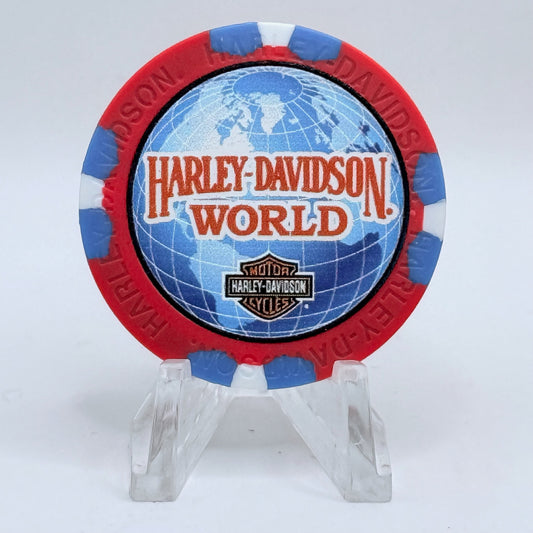 Harley-Davidson - World Oklahoma City Oklahoma Series 4 Advertising Chips