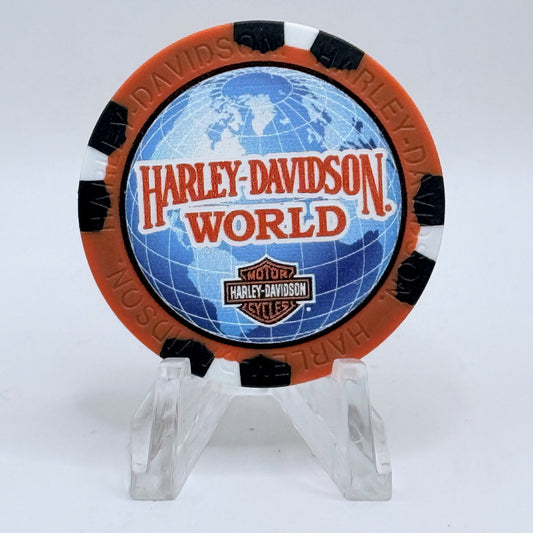 Harley-Davidson - World Oklahoma City Oklahoma Series 4 Advertising Chips