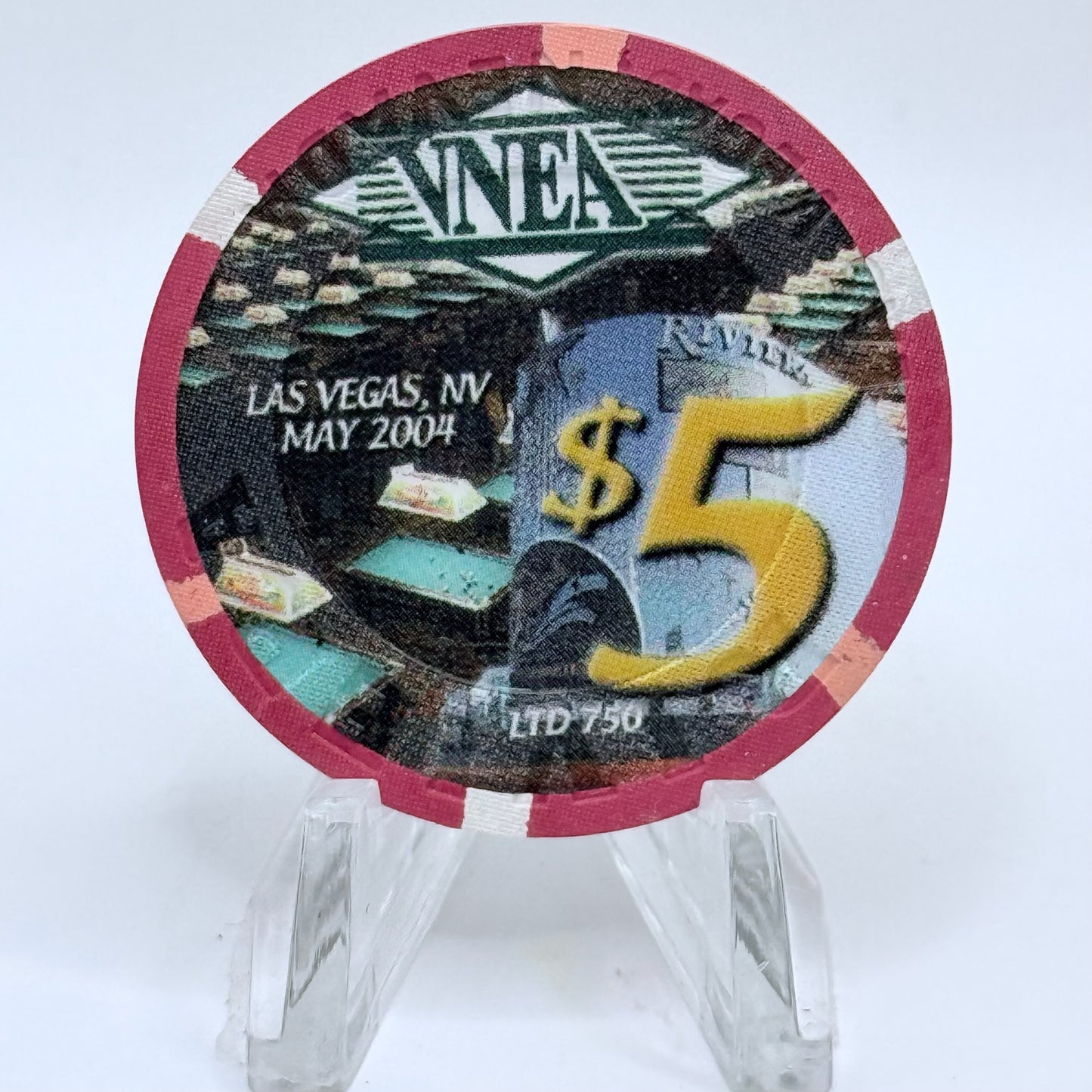 Riviera Las Vegas Nevada 2004 'VNEA' LE $5 Casino Chip E3964