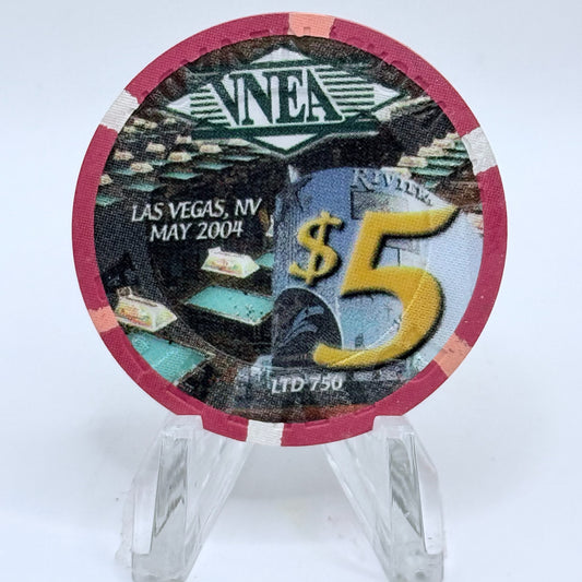 Riviera Las Vegas Nevada 2004 'VNEA' LE $5 Casino Chip E3964