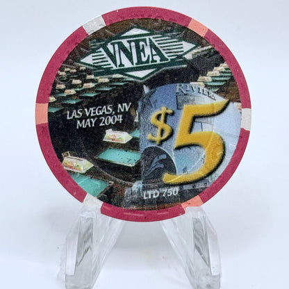 Riviera Las Vegas Nevada 2004 'VNEA' LE $5 Casino Chip E3964