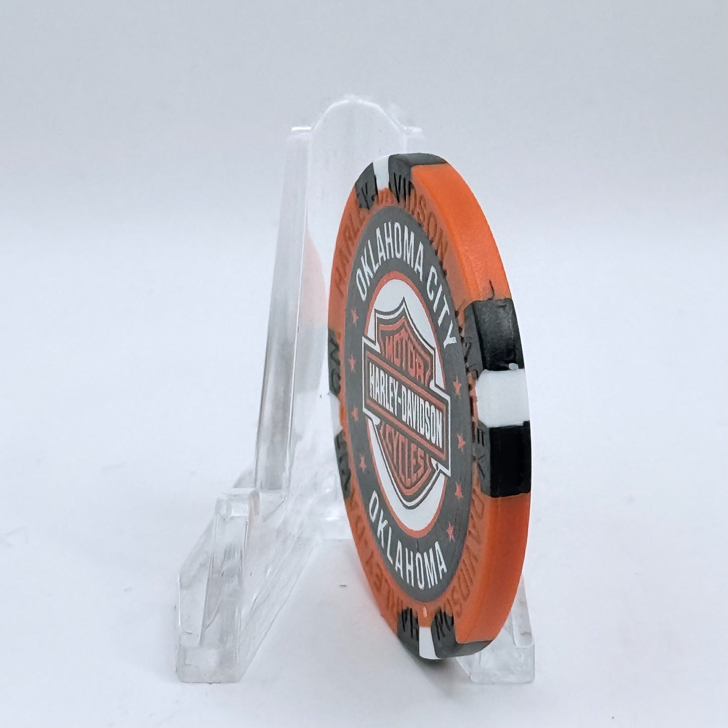 Harley-Davidson - World Oklahoma City Oklahoma Series 4 Advertising Chips