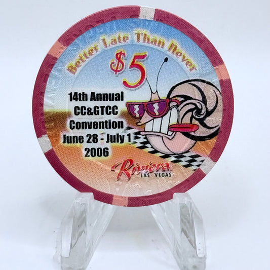 CCA Other Issues 2006 '14th Annual Convention' LE $5 Casino Chip E8329