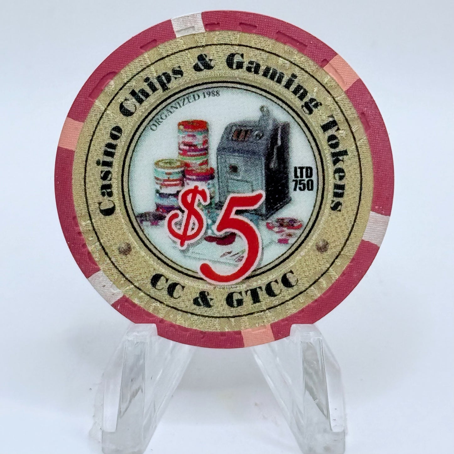 CCA Other Issues 2006 '14th Annual Convention' LE $5 Casino Chip E8329
