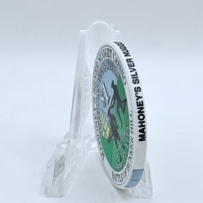 Mahoney's Silver Nugget N. Las Vegas Nevada 2002 'Battle Of Bunker Hill' LE $1 Casino Chip E2514