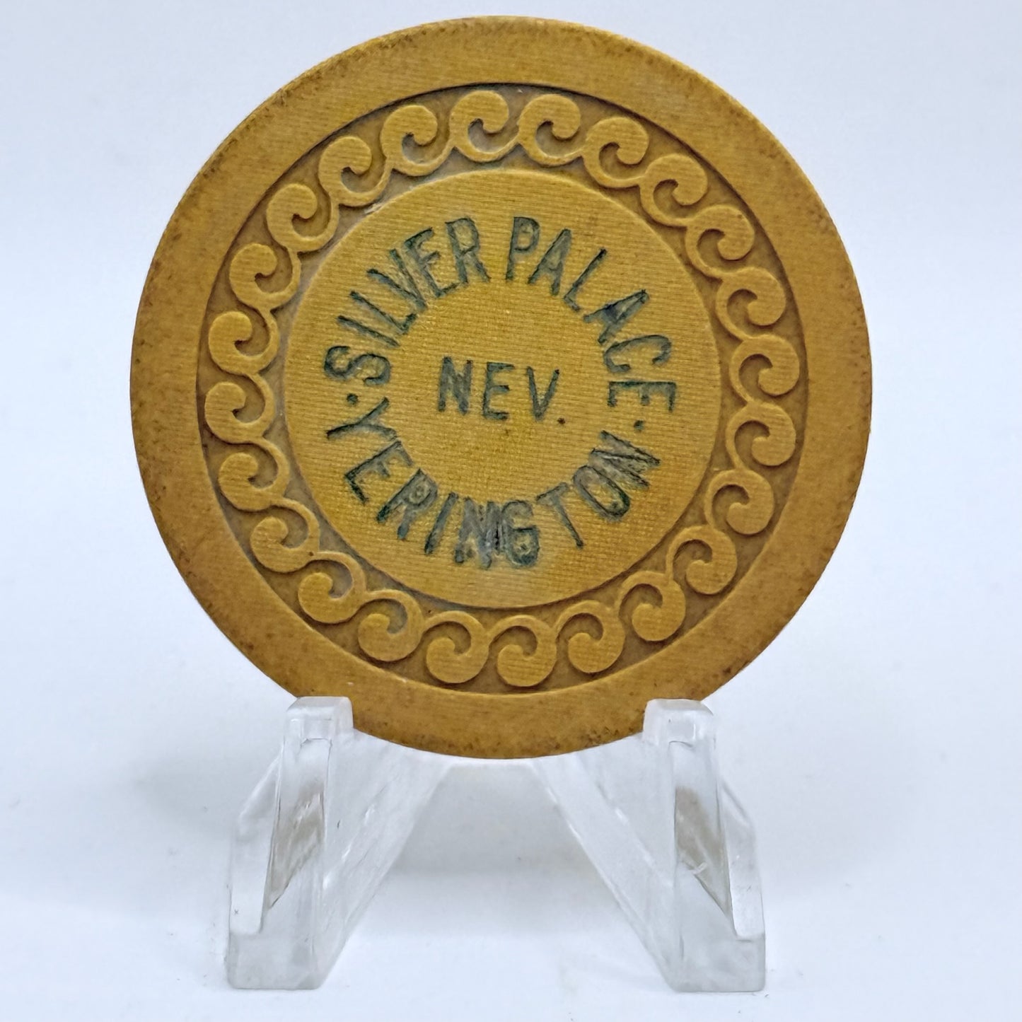 Silver Palace Yerington Nevada 1930s Series 1 Roulette Casino Chip N3341