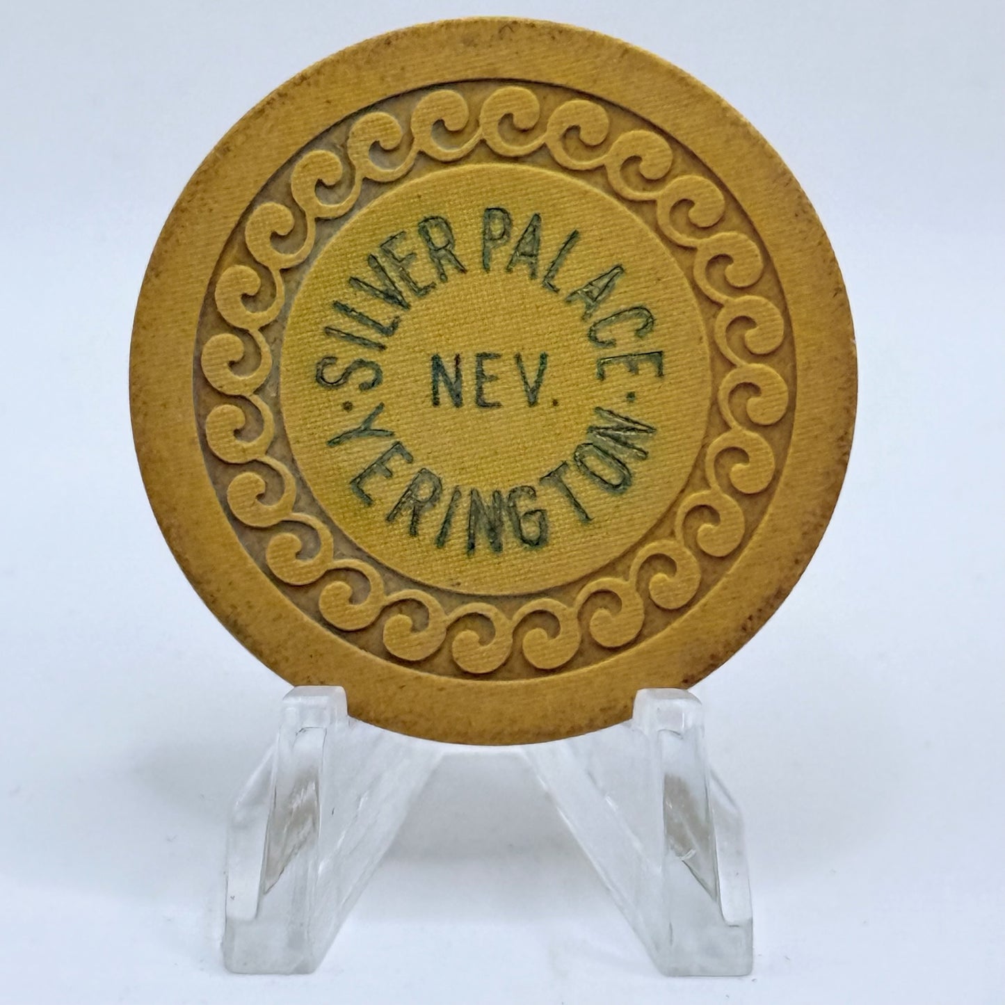 Silver Palace Yerington Nevada 1930s Series 1 Roulette Casino Chip N3341