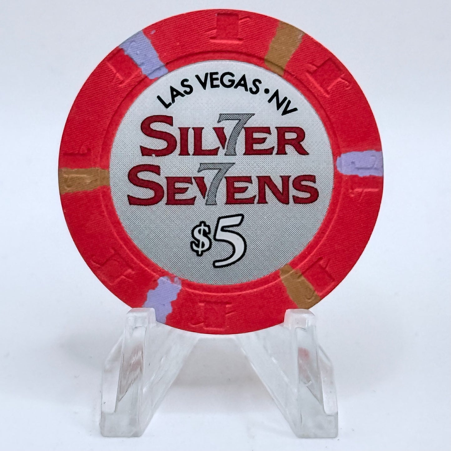 Silver Sevens Hotel & Casino Las Vegas Nevada 2013 $5 Casino Chip D1183