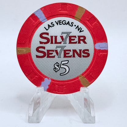 Silver Sevens Hotel & Casino Las Vegas Nevada 2013 $5 Casino Chip D1183