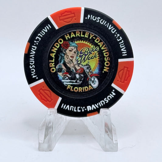 Harley-Davidson - Orlando Orlando Florida 2021 'Bike Week' Series 2021 LE Advertising Chips