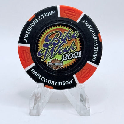 Harley-Davidson - Orlando Orlando Florida 2021 'Bike Week' Series 2021 LE Advertising Chips