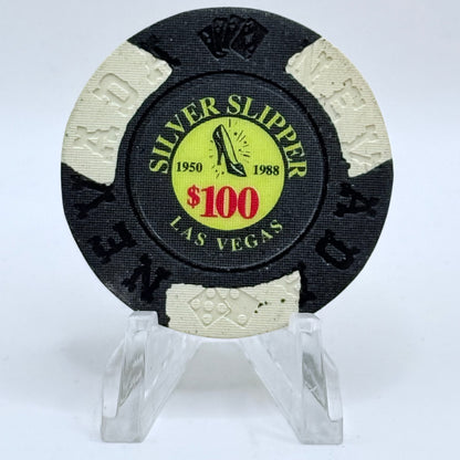 Silver Slipper Las Vegas Nevada 1995 'Borland' Series 1 LE $100 Imitation Chip E7365