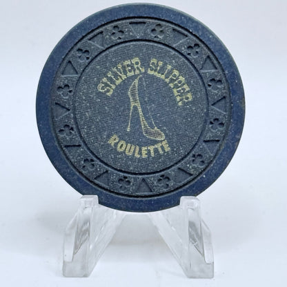Silver Slipper Las Vegas Nevada 1980s Series 2 Roulette Casino Chip V1532