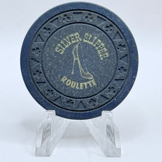 Silver Slipper Las Vegas Nevada 1980s Series 2 Roulette Casino Chip V1532