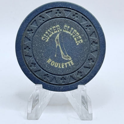 Silver Slipper Las Vegas Nevada 1980s Series 2 Roulette Casino Chip V1532