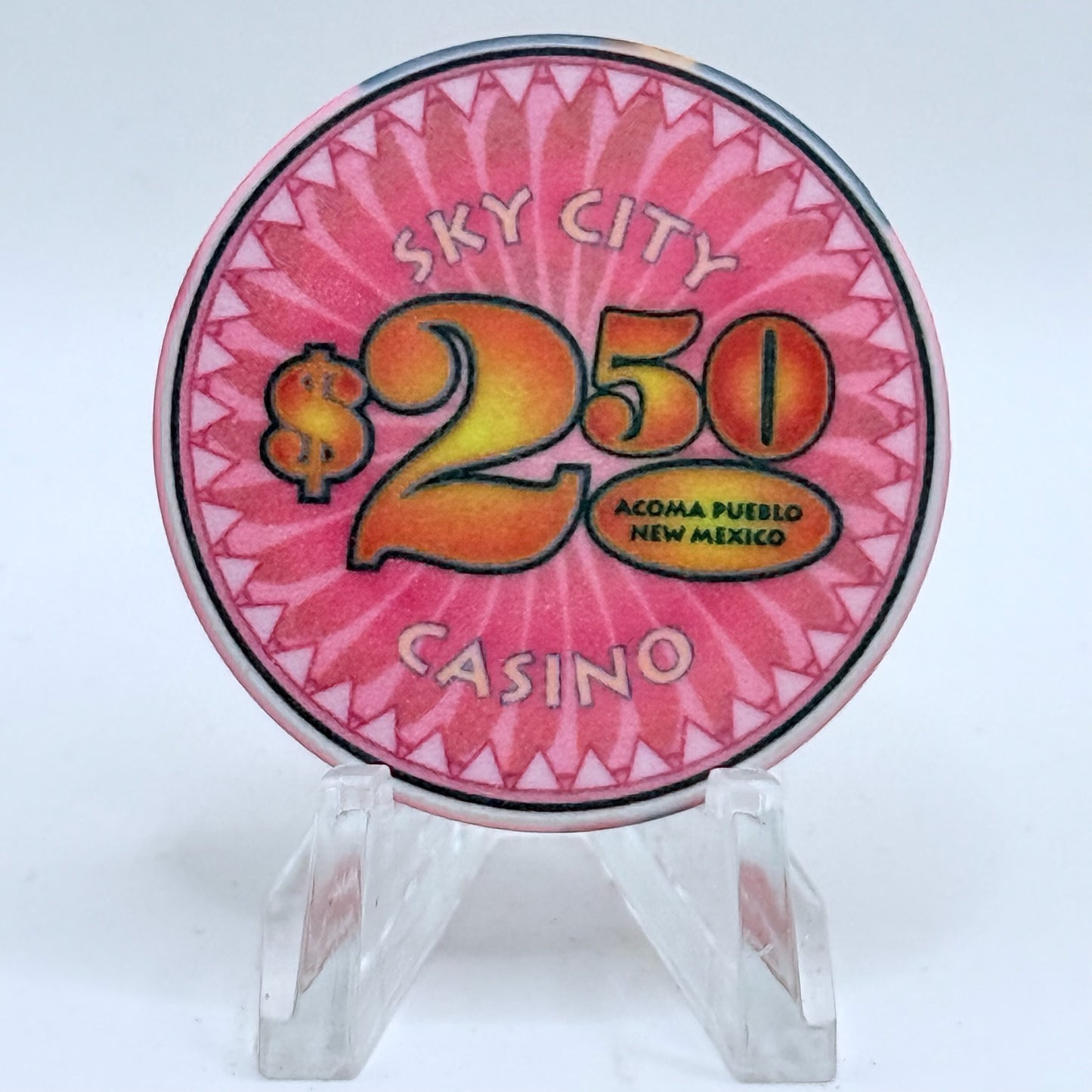 Sky City Casino Acoma New Mexico $2.50 Casino Chip