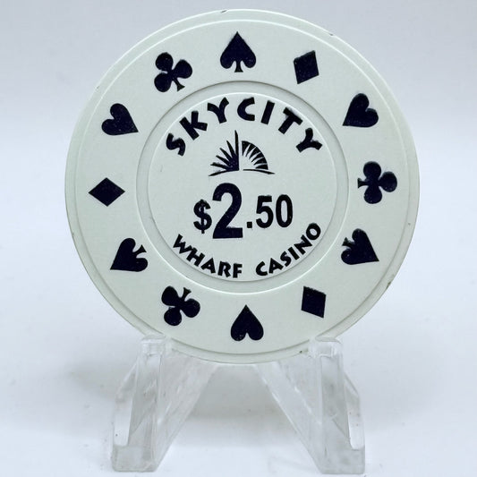 Sky City Wharf Casino Queenstown New Zealand $2.50 Casino Chip