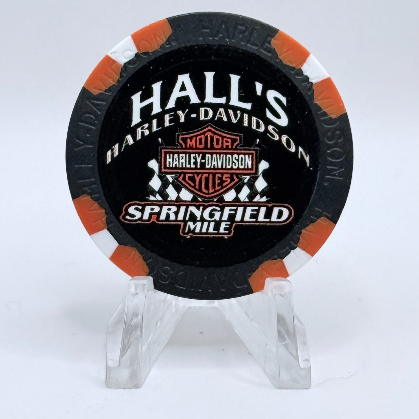 Harley-Davidson - Hall's Springfield Illinois Series 2 Advertising Chips