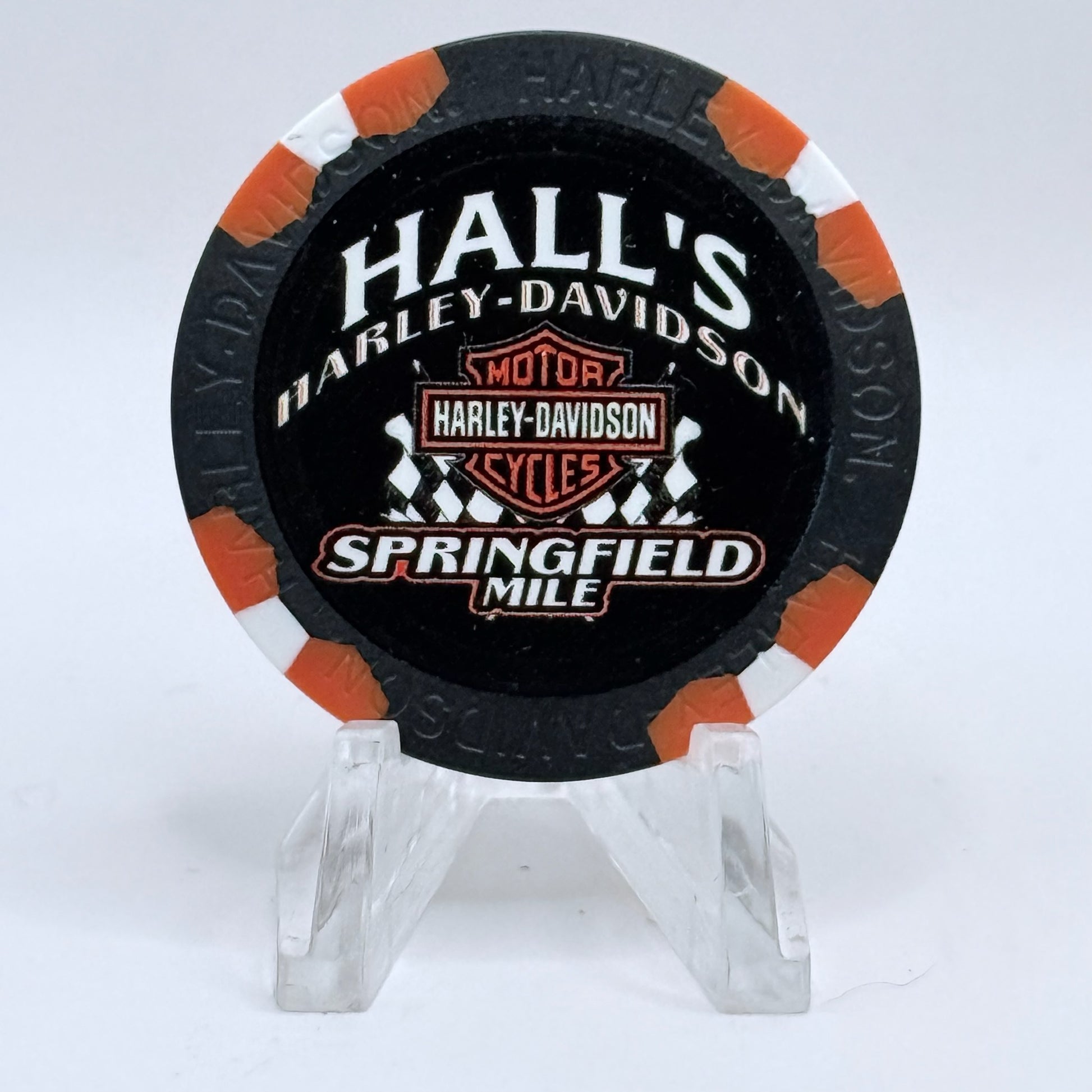 Harley-Davidson - Hall's Springfield Illinois Series 2 Advertising Chips