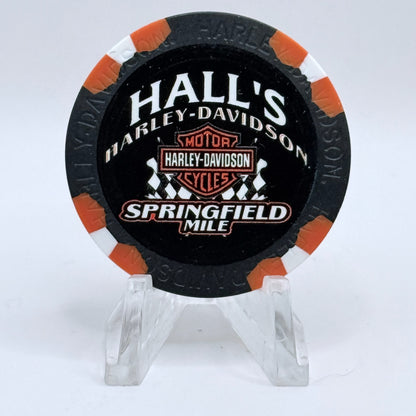 Harley-Davidson - Hall's Springfield Illinois Series 2 Advertising Chips
