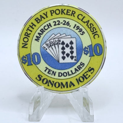 Sonoma Joe's Casino Petaluma California 1995 LE $10 Casino Chip