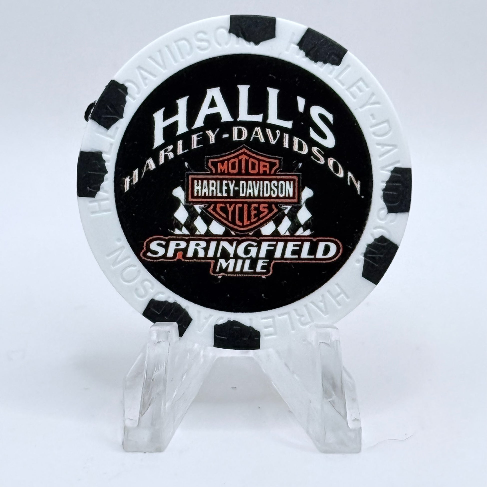 Harley-Davidson - Hall's Springfield Illinois Series 2 Advertising Chips