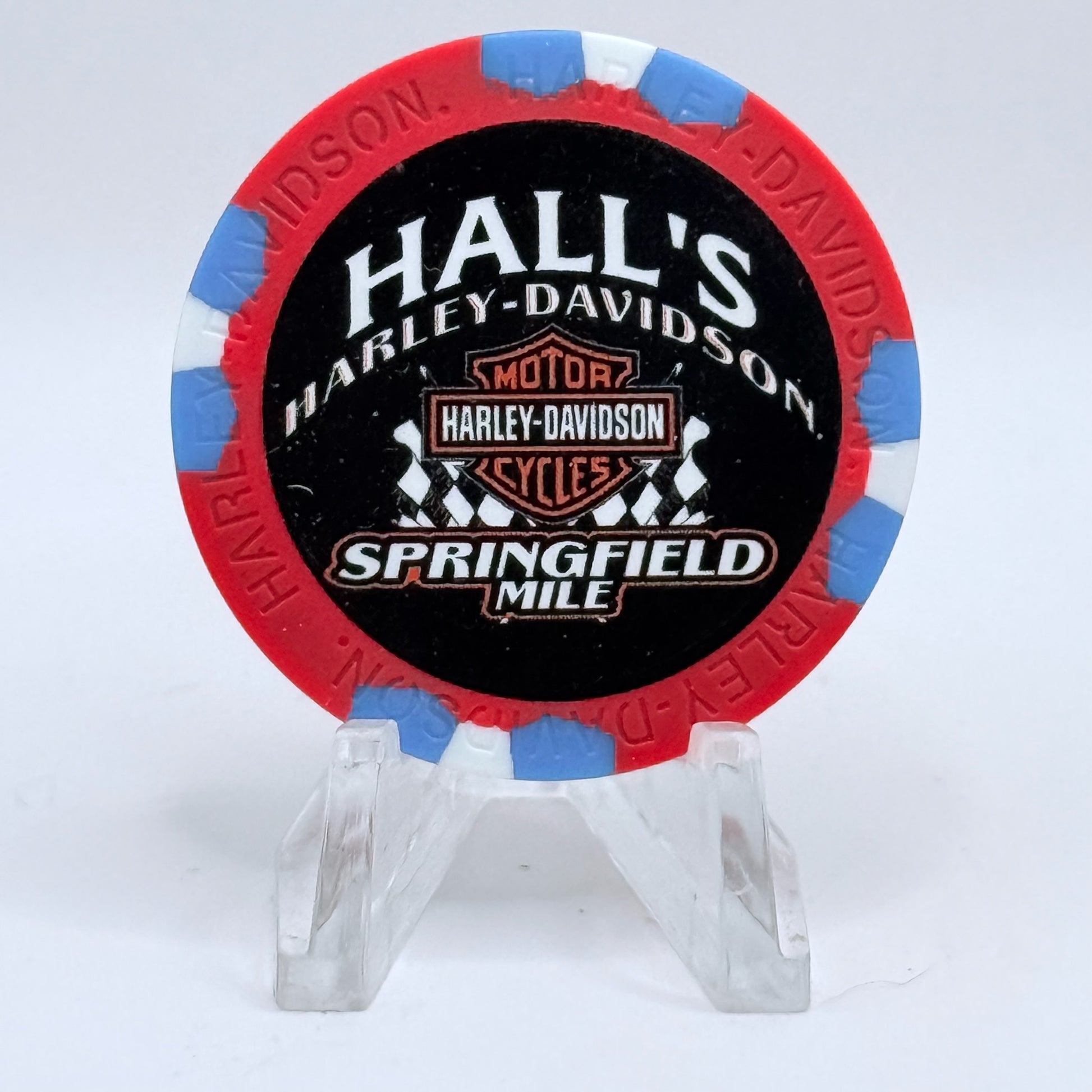 Harley-Davidson - Hall's Springfield Illinois Series 2 Advertising Chips