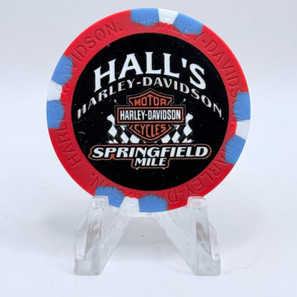 Harley-Davidson - Hall's Springfield Illinois Series 2 Advertising Chips