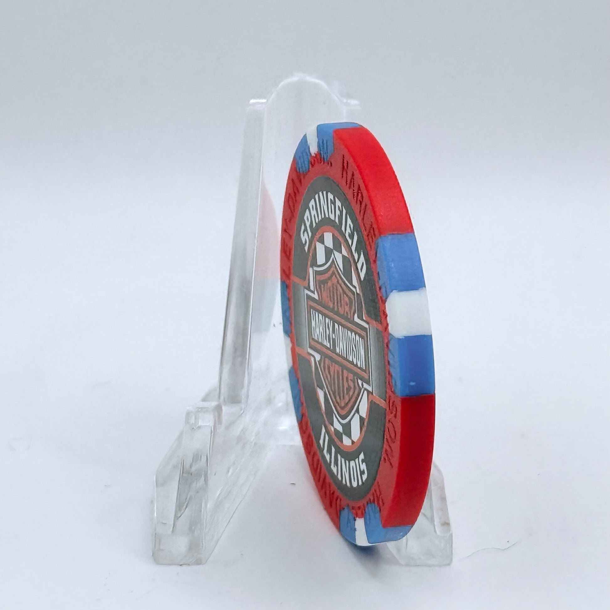 Harley-Davidson - Hall's Springfield Illinois Series 2 Advertising Chips