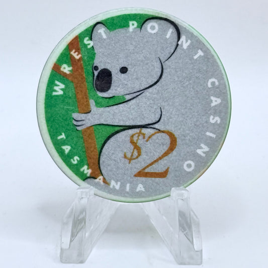 Wrest Point Sandy Point Tasmania Australia $2 Casino Chip