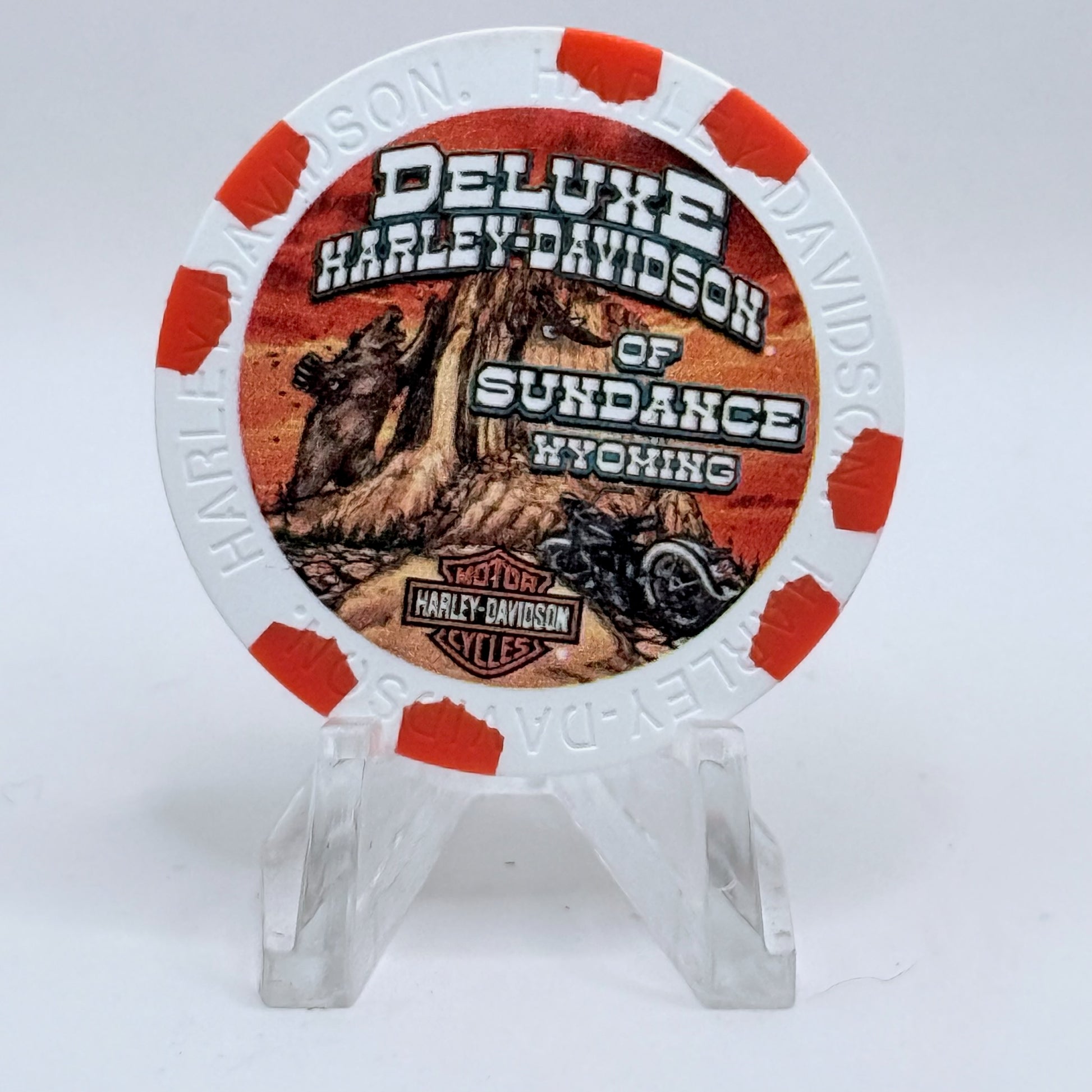 Harley-Davidson - Deluxe Sundance Wyoming Series 2 Advertising Chips