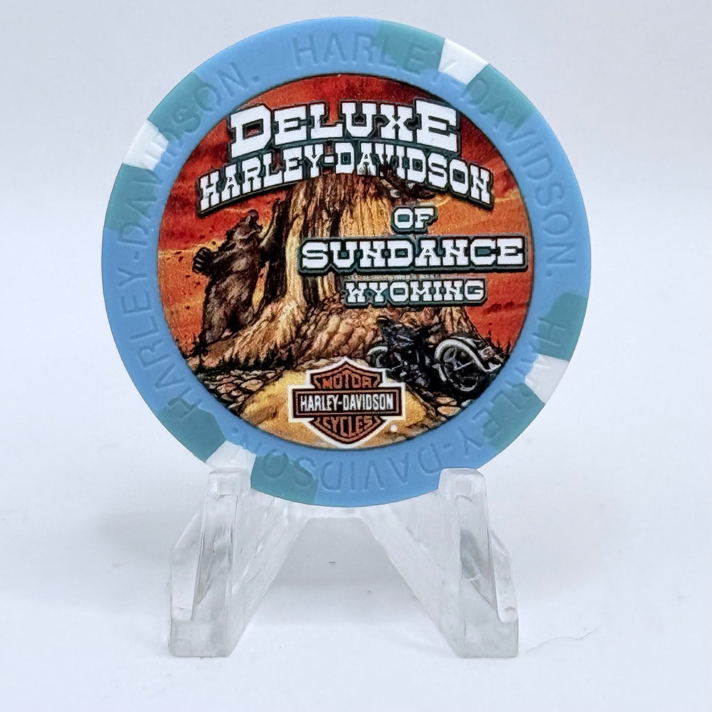 Harley-Davidson - Deluxe Sundance Wyoming Series 2 Advertising Chips