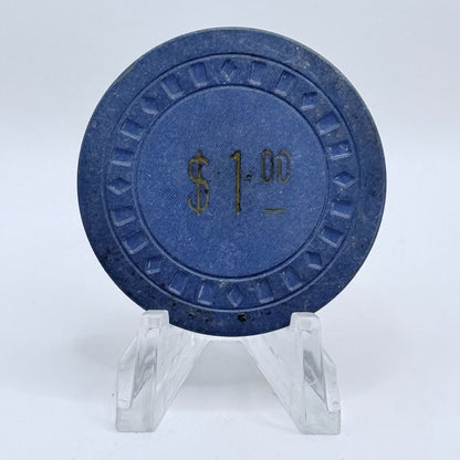 Double O Club Casino Las Vegas Nevada 1940's $1 Casino Chip E4368