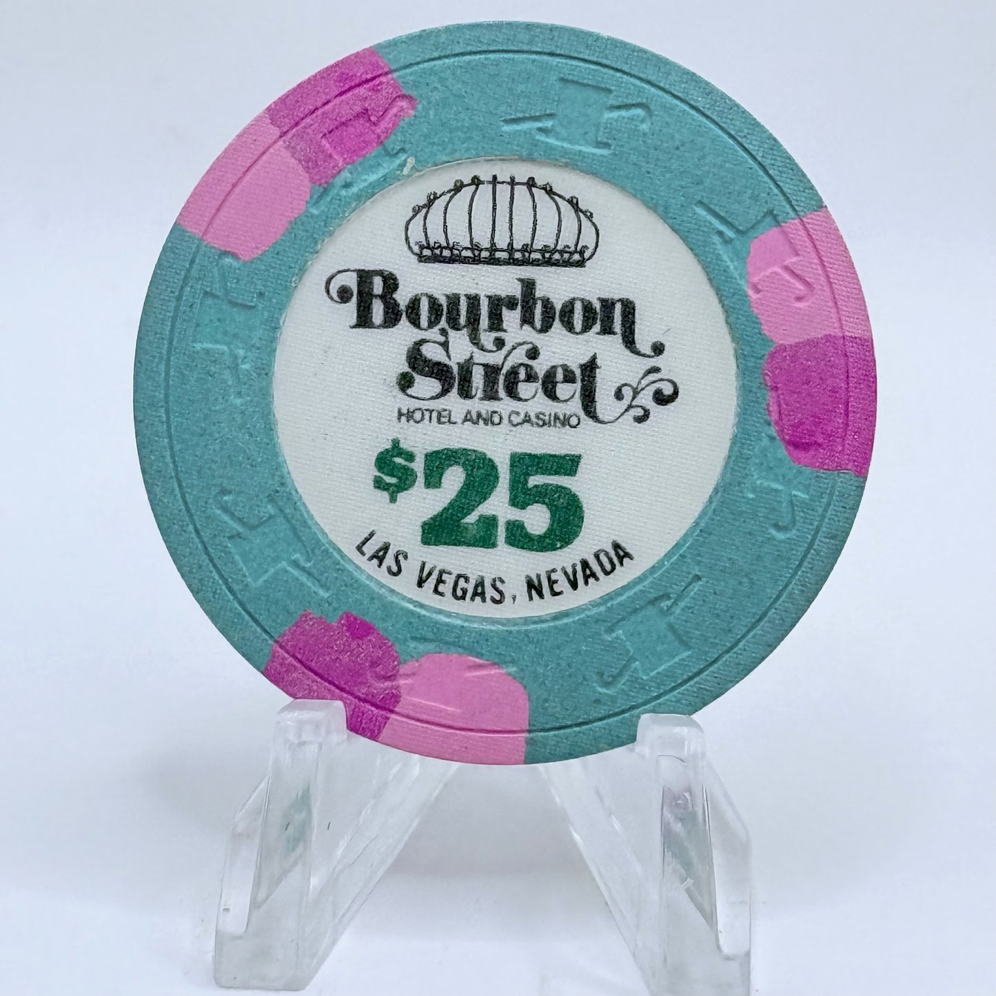 Bourbon Street Las Vegas Nevada 1988 $25 Casino Chip N2488