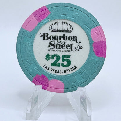 Bourbon Street Las Vegas Nevada 1988 $25 Casino Chip N2488