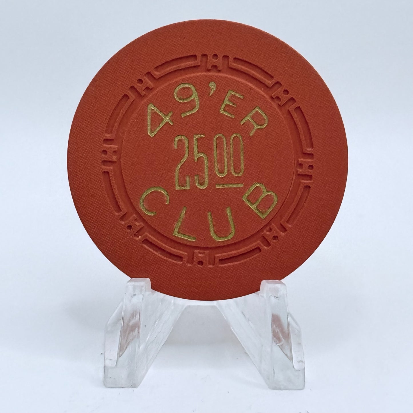 49'er Club Las Vegas Nevada 1951 $25 Casino Chip N1318