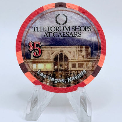Caesars Palace Las Vegas Nevada 2004 'Phase III Grand Opening' LE $5 Casino Chip E4064