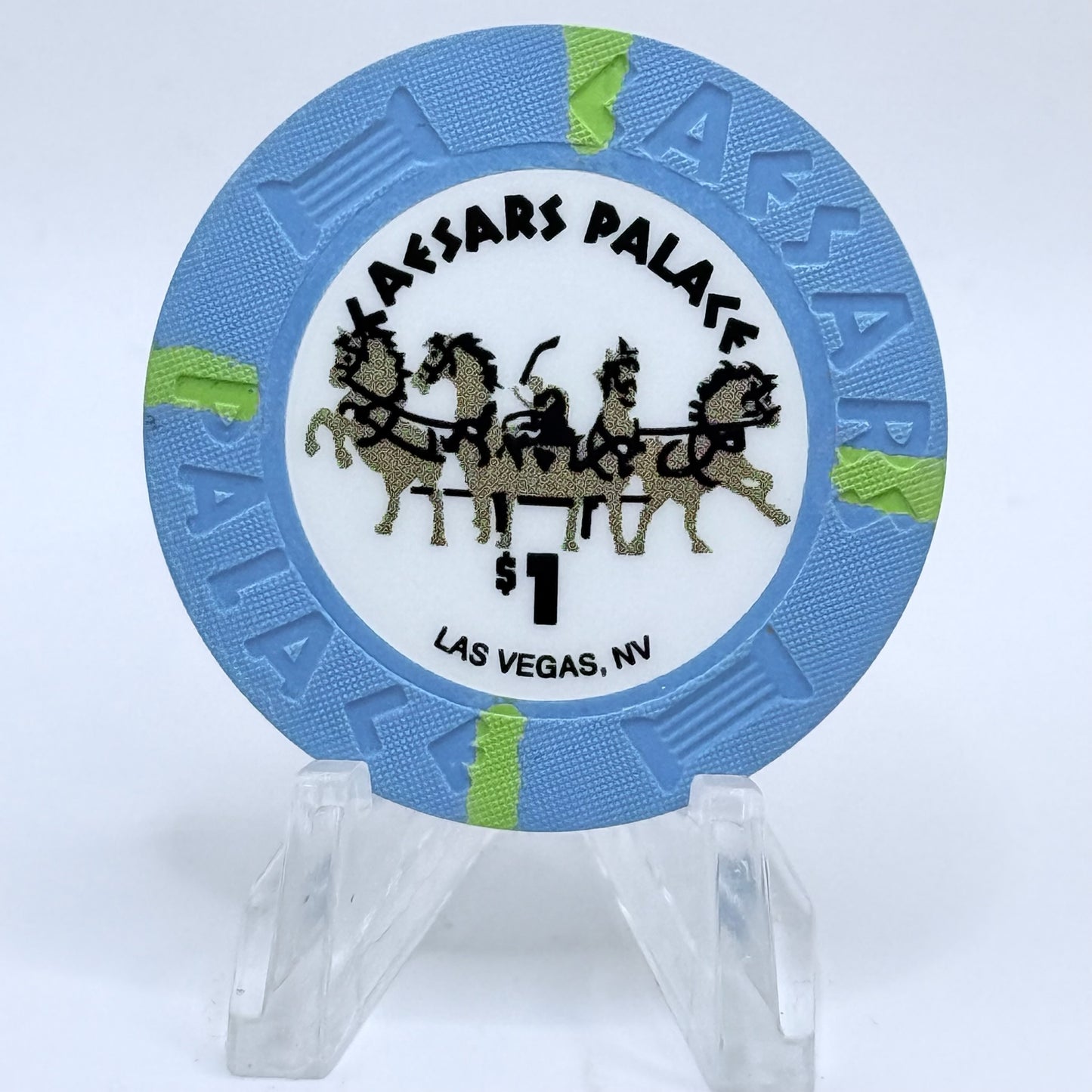 Caesars Palace Las Vegas Nevada 1993 Series 1 $1 Casino Chip N7426.2