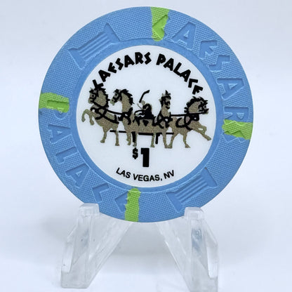 Caesars Palace Las Vegas Nevada 1993 Series 1 $1 Casino Chip N7426.2