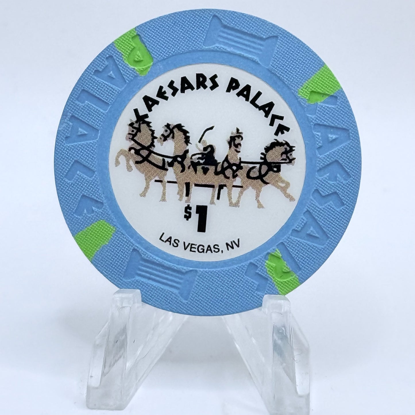 Caesars Palace Las Vegas Nevada 1993 Series 1 $1 Casino Chip N7426.1