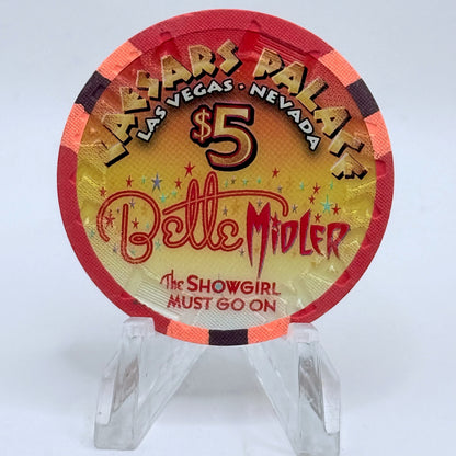 Caesars Palace Las Vegas Nevada 2008 'Bette Midler' LE $5 Casino Chip E7815