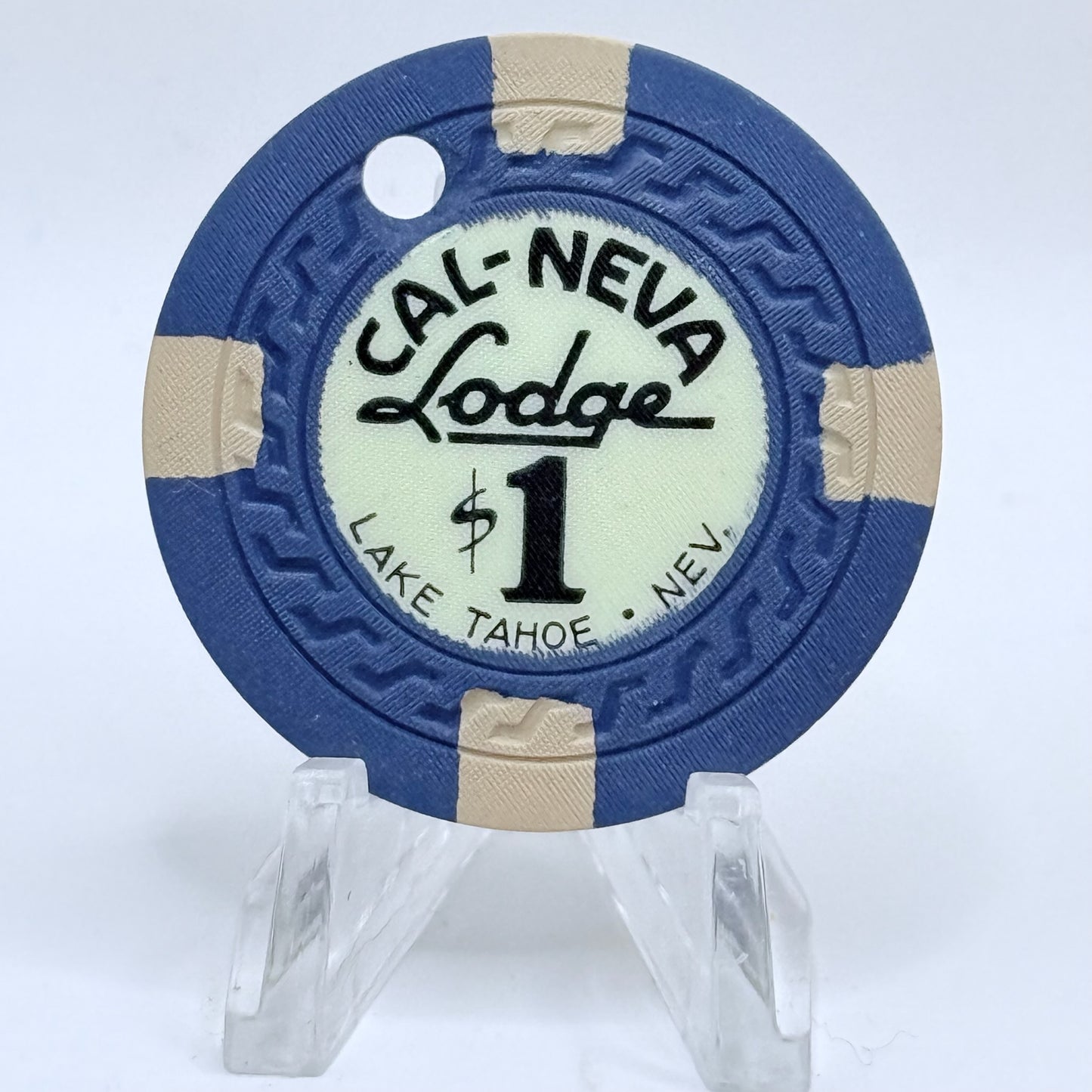Cal-Neva Lodge Lake Tahoe Nevada 1958 LE $1 Casino Chip N6571