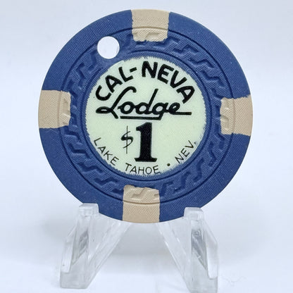 Cal-Neva Lodge Lake Tahoe Nevada 1958 LE $1 Casino Chip N6571