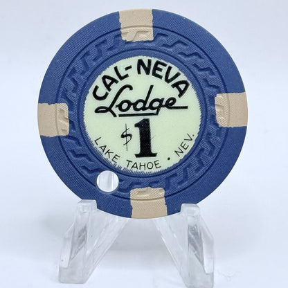 Cal-Neva Lodge Lake Tahoe Nevada 1958 LE $1 Casino Chip N6571