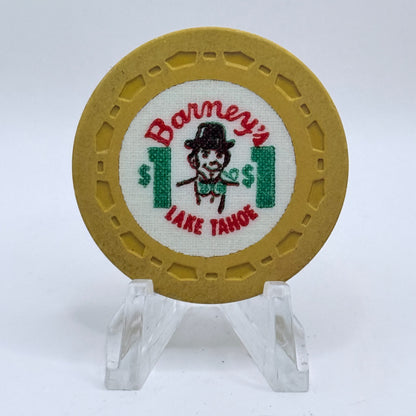 Barney's Casino Lake Tahoe Nevada $1 Chip 1963 V2067